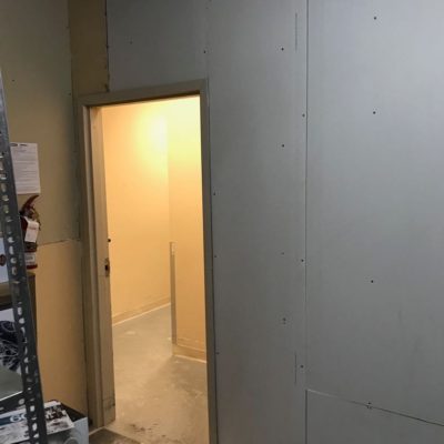 Drywall Installation In Progress