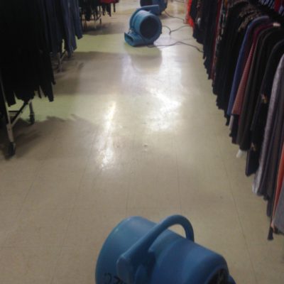 Air Movers Set Up