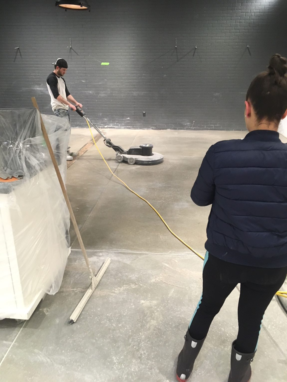 Concrete Floor Buffing and Polishing